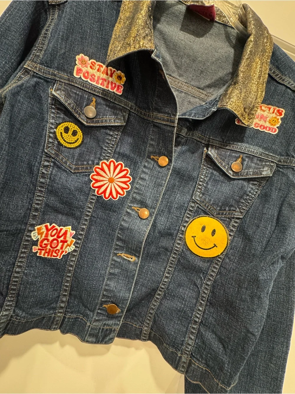 Denim Patchwork Jacket - Picture 5 of 7